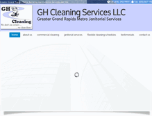 Tablet Screenshot of ghcleaningservices.com